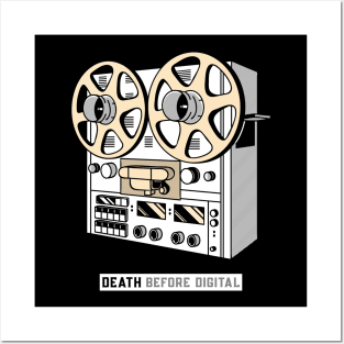 Analog Death before Digital Posters and Art